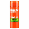 Gillette Fusion 5 Sensitive gel za britje za moške z mandljevim oljem 75 ml