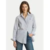 Lauren Ralph Lauren Bluza  svetlo modra / črna / bela