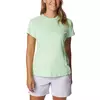 Columbia W ZERO ICE CIRRO-COOL SS SHIRT, ženska majica, zelena 1933821