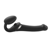 strap-on-me Multi Orgasm Strap-On Vibrator with Licking Stimulator Black M