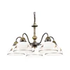 Kolarz 731.85.150 - Luster na lancu NONNA 5xE27/75W/230V sa jelenjim motivom, ružičasto zlato