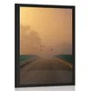 Plakat prelet ptic nad mostom - 40x60 silver