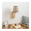 Brilagi - LED zidna lampa NUBILA WOOD 1xE27/25W/230V + LED/3W hrast/braon