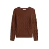 TOMMY HILFIGER Pulover rjava