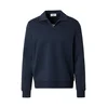 DAN FOX APPAREL Majica Bruno mornarska