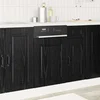 Vidaxl Kuhinjski element Kalmar Črna Orehovina 45 x 1,5 x 67 cm