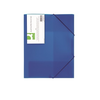 CONNECT mapa PP, z elastiko, A4, 3 cm, prosojno modra