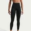 Nike W NK TEMPO DF HR 7/8 MSH TGT, ženske 7/8 hlače za trčanje, crna IF1483