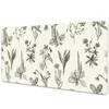 Decormat Namizna podloga Sketched flowers 120x60 cm