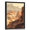 Plakat skalnato mesto - 20x30 white