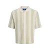 JACK & JONES Srajca JORTYLER kremna/meta