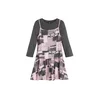 Desigual Obleka siva / roza