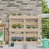 Kutije za cvijeće za Euro palete 12 pcs Zelena 14 x 9 x 9,5 cm