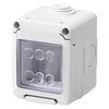 Gewiss System, nadgradna kutija 2M, IP55, siva
