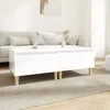Bočni stolići 2 kom sjajni bijeli 50x46x35 cm konstruirano drvo