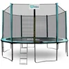 INLEA PREMIUM Jump Trampolin 430 cm z zunanjo zaščitno mrežo - temnozelena