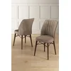 HANAH HOME Set stolica (2 dela) Nuna Cappuccino Brown