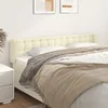 Uzglavlje s ušima krem 163x23x78/88 cm od umjetne kože