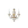 Ideal Lux - Zidna lampa FIRENZE 2xE14/40W/230V bela/zlatna