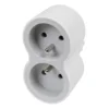 slomart Legrand 049431 razdelilnik 2x Schuko vtičnice, bela