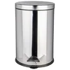 KOŠ ZA SMEĆE S PEDALOM I POKLOP. INOX-20L