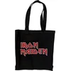 Iron Maiden Logo Platnena torba Črna