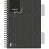 ZVEZEK ŠPIRALA S.PAD BLACK A5 5M, KARO 100L PR, 67132