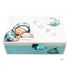 Kutija uspomena personalizirana imenom - poklon za rođenje, krštenje ili rođendan djeteta - 10. 20x30x10cm - 154387