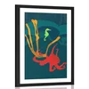 Plakat s paspartujem življenje pod vodo - 20x30 no frame