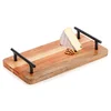 shumee Lesen servirni pladenj z ročaji 30x15,5 cm