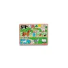 Melissa & Doug lesene puzzle s zvočnimi efekti Old MacDonaldove kmetije