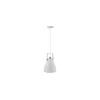 JUST LIGHT. 11060-16 - Luster na sajli EVA 1xE27/60W/230V, prečnik 26,5 cm, bela