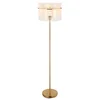 Globo 15698SM - Podna lampa GORLEY 1xE27/60W/230V zlatna