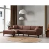Atelier del Sofa Ugaona garnitura New Petra L Corner, 250x69x145cm, Braon