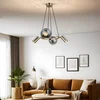 Opviq Luster Zerde-80-04, O14, 12cm, IP20 Zlatno-crne boje