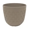 Saksija Scallop36cm tamno krem
