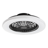 Rabalux Plafonjera sa ventilatorom Dalfon2, 48W, 48,5cm, 3000-6000K, Crno-bela