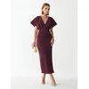 BWLDR Obleka ELIZA bordo
