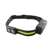 Prosto naglavna punjiva LED lampa 250 lm, COB + XPE, USB (YW17408-3767)