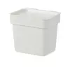 HALLBAR Kanta s poklopcem, svetlosiva, 3 l