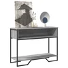 Konzolni stol boja hrasta 100 x 35 x 74,5 cm konstruirano drvo