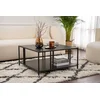 Hanah Home Klub sto Uranus 15x40x15cm Crni