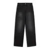 Bershka Kavbojke črn denim