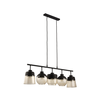 Lestenec na vrvici AMBER 5xE27/60W/230V