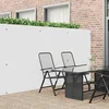 Vrtna ograda dvostrana bijela 1,8x3 m PVC