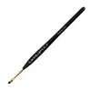 shumee Čopič za gel s poševnimi linijami, črn, poševen, dolžina dlak 5 mm, Laskovska Brushes
