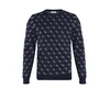Guess Pulover M6YR11 Z0916 Mornarsko modra Regular Fit
