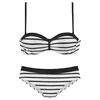 LASCANA Bikini, črna, bela