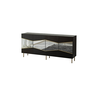 HANAH HOME Komoda Nice Black Fume