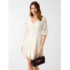 GUESS Obleka VIDA  bela
